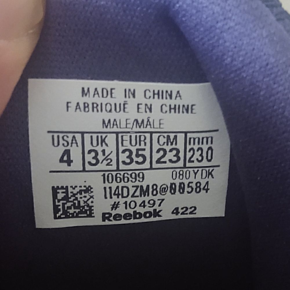Reebok Boys Navy Blue Runners Boys/Toddlers Youth BRAND NEW WITHOUT BOX - Picture 6 of 10